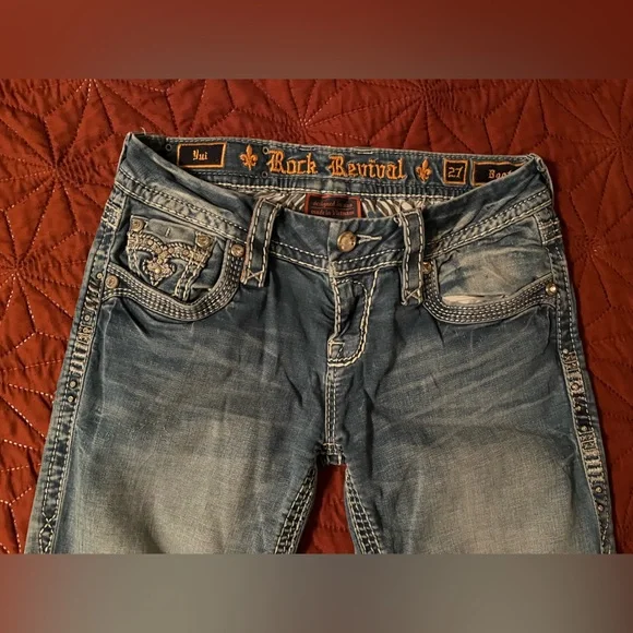 Rock Revival Jeans Boot Cut, Lightly Worn